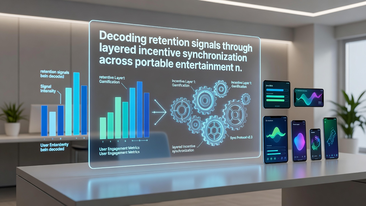 Diagram illustrating synchronization of incentives across multiple portable entertainment platforms and user interaction layers