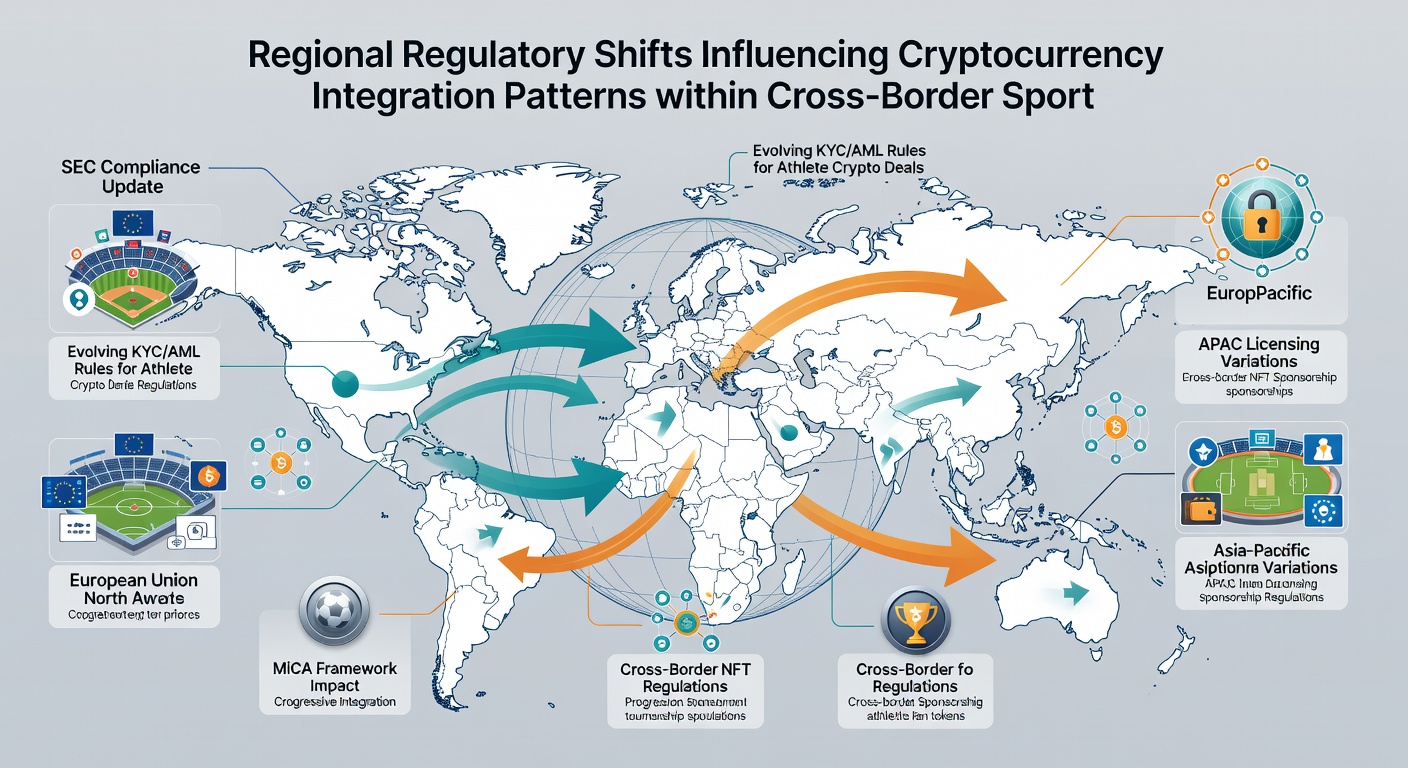 Cryptocurrency transaction flow diagram intersecting with international sports betting regulatory maps